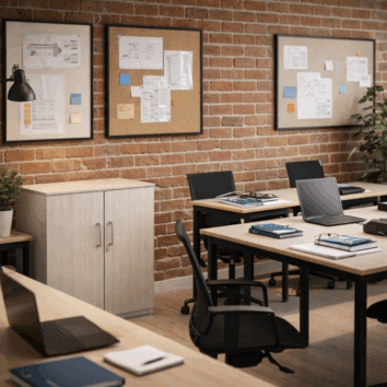 Armoire Basse Porte Battantes Gamme Fusion– H100 L80 P45 cm