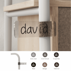 Complément étiquette - Meuble de rangement sur roulettes – Gamme MobiMod