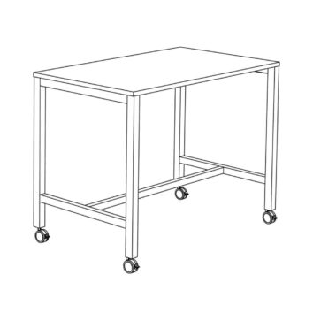 Dessin table haute - Gamme Nova
