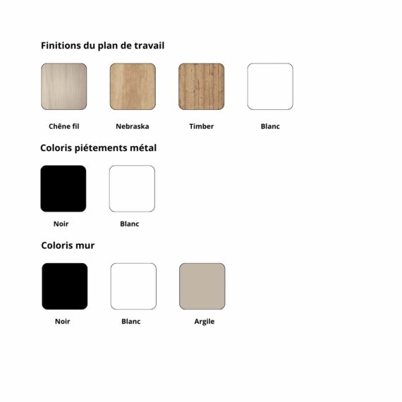 Table de visioconférence H 72 et L 180 cm - Gamme VisioConnect+ – Image 8