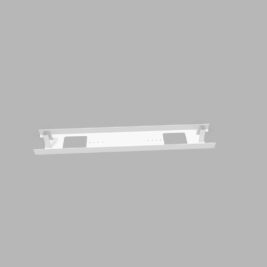 Goulotte Blanc 90 cm pour plan L.120 cm