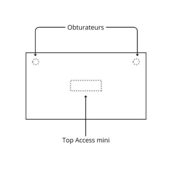 Les options obturateur et top access mini- Gamme Nova
