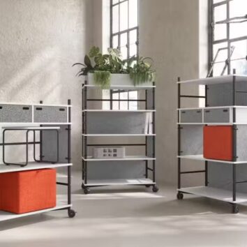 Meuble étagère - 2 niveaux - Gamme MobiMod