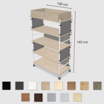 Meuble étagère - 4 niveaux - Gamme MobiMod