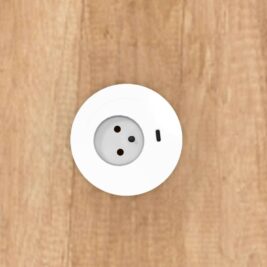 Obturateur électrifié Blanc - 1 Pc et 1 USB C
