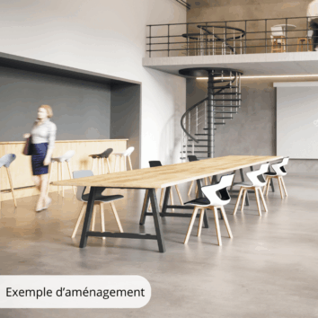 Table de reunion - Gamme Harmonie - Exemple d’aménagement 4