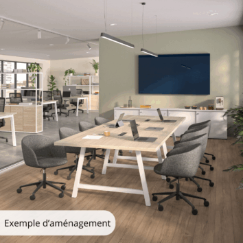 Table de reunion - Gamme Harmonie - Exemple d’aménagement 5