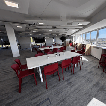 Table de réunion jusqu'à 12 personnes P.120 cm L.240 cm - Gamme Harmonie - Ambiance simple