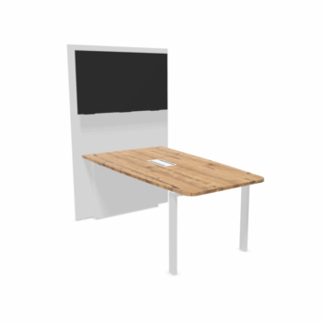 Table de visioconférence H72 et L180 cm - Gamme VisioConnect+ - simple