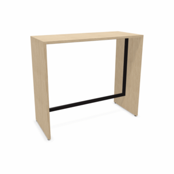 Table haute L.120 cm - Gamme Sérénité - ambiance simple