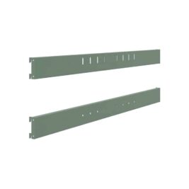 2 Supports écrans pour table coworking vert sauge - Gamme Mobidesk