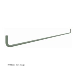 Barre support accessoires pour portique vert sauge gamme mobidesk