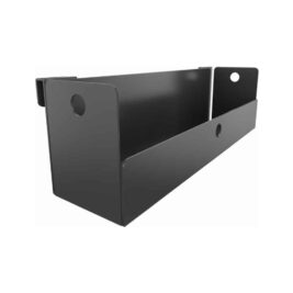 Boite de rangement bureau pour barre accessoire - Carbone - Gamme Mobidesk