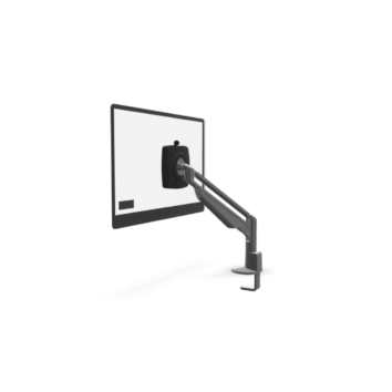 Bras support 1 écran - simple extension - face 2 avec écran