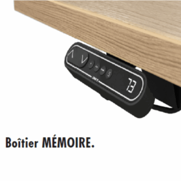 Bureau assis-debout - Gamme Altitude - Boîtier de commande Mémoire