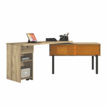 Bureau console rotatif - Gamme OfficeMobi - simple