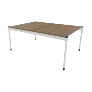 Bureau double open space gamme Mobidesk - simple