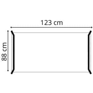 Dimension 123 x 88 cm gamme Mobidesk