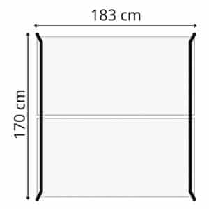 Dimension 183x170 cm gamme Mobidesk