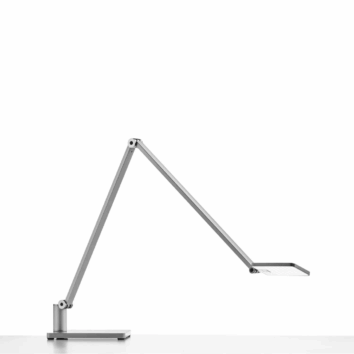 Lampe de bureau bras articulé 2 éléments - 49 LED - Aluminium