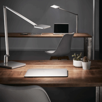 Lampe de bureau bras articulé 2 éléments - 49 LED - Ambiance 1
