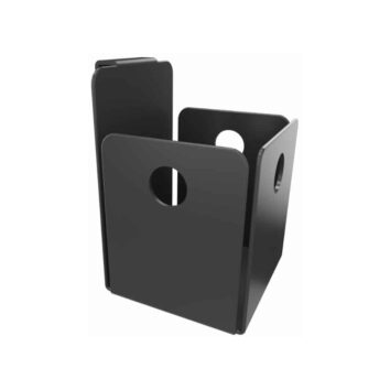 Pot à crayons pour portique de bureau carbone - Gamme Mobidesk