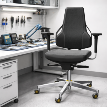 Siège ESD Protect - Tissu - Similicuir - Polyuréthane Interchangeable