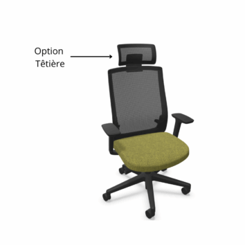 Siège opératif Colibri coloré - Option têtière