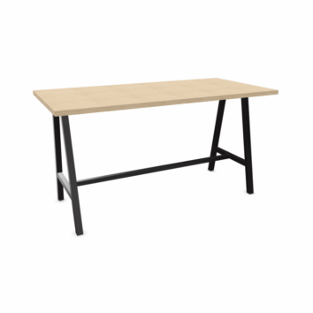 Table haute de réunion de 10 personnes L200cm - Gamme Harmonie - simple