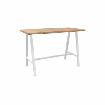 Table haute de réunion jusqu'à 8 personnes - Gamme Harmonie sans électrification - ambiance simple