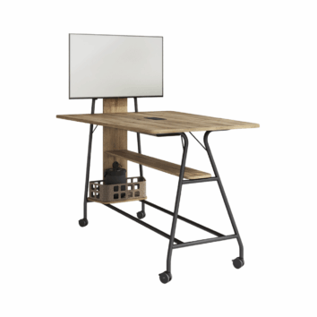 Table média à roulettes L. 160 ou 200 cm - Gamme MobiMod