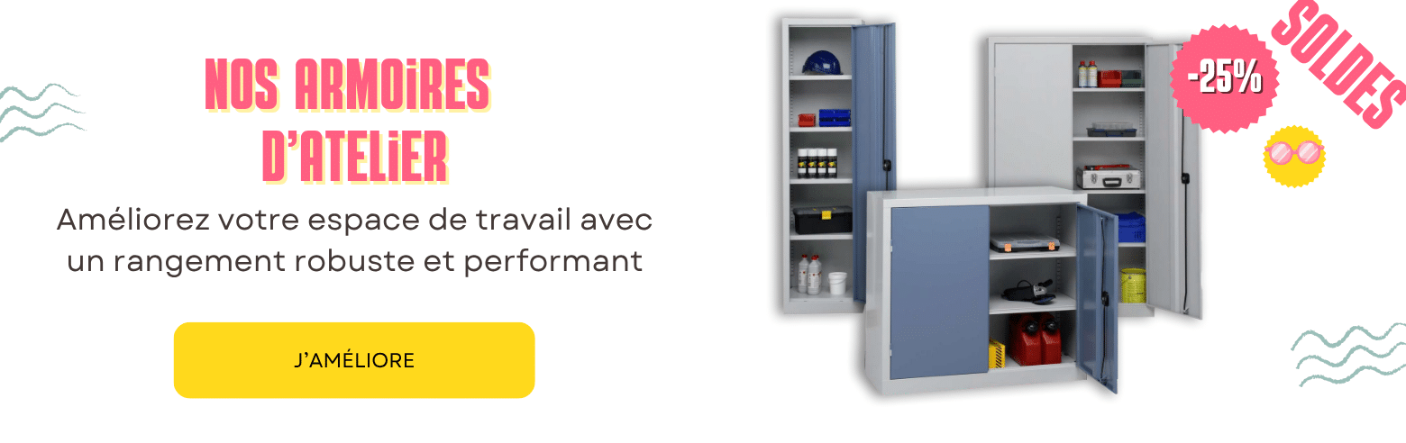 Armoires d'atelier - page bon plan - Soldes d'été 2025