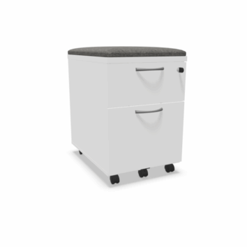 Caisson mobile avec assise - Gamme Cosy - simple