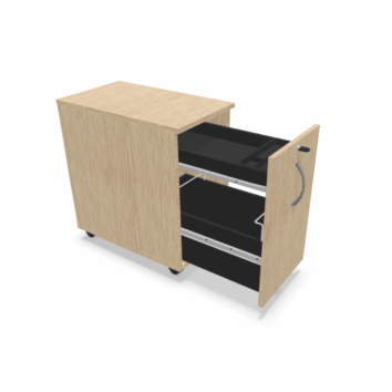 Caisson mobile slim - Gamme Cosy - Ouvert