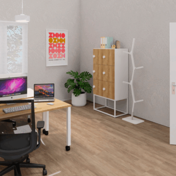 Casier 6 cases avec multi serrures - Gamme Primo - Ambiance simple