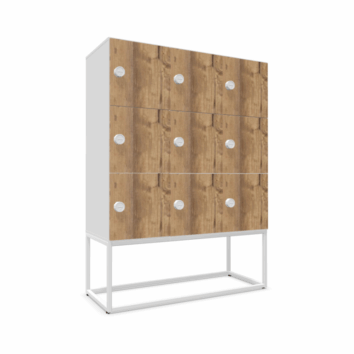 Casier 9 cases avec multi serrures - Gamme Primo - simple