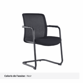 Chaise visiteur Colibri coloré - Noir