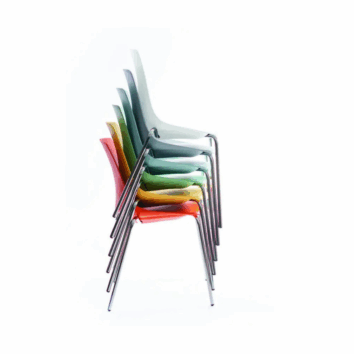 Chaises polyvalentes avec placet - Elya - empilables