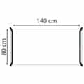 Dimension 140 x 80 cm gamme Mobidesk