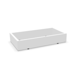 Socle mélaminé pour casiers 4 et 6 cases - Gamme Primo