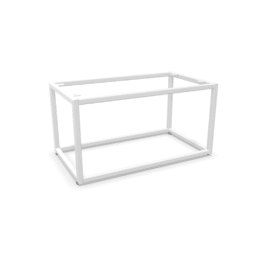 Socle métal Blanc pour casiers 4 et 6 cases - Gamme Primo