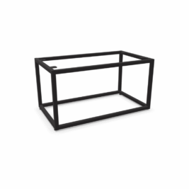 Socle métal noir pour casiers 4 et 6 cases - Gamme Primo
