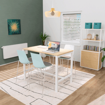 Tabouret avec placet - Elya - ambiance simple