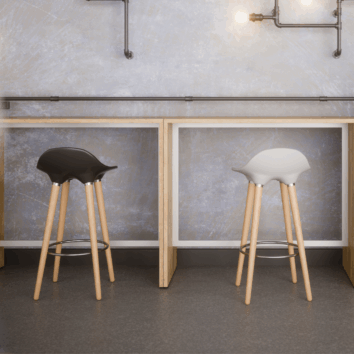 Tabouret dossier bas Quiétude - Ambiance