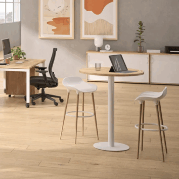 Tabouret dossier bas Quiétude - exemple 1