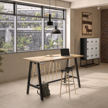 Tabouret dossier bas Quiétude - exemple 2