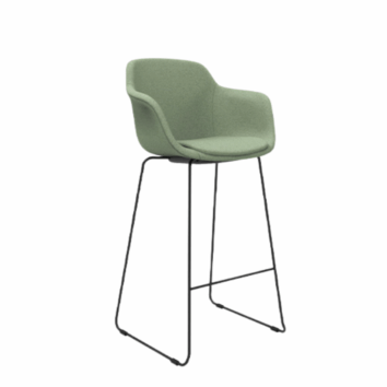 Chaise haute à 4 pieds en polypropylène - Gamme SitMobil - simple