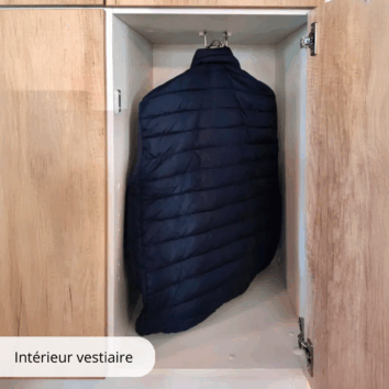 Intérieur casier vestiaire - Gamme Primo