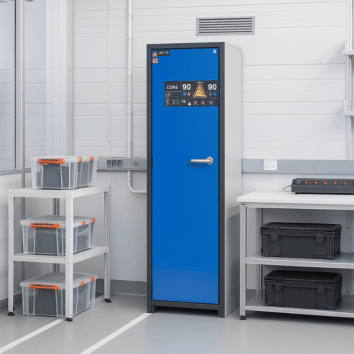 Armoire de Sécurité lithium PRESTIGE ION-CORE-90 - Charge et Stockage - Asecos