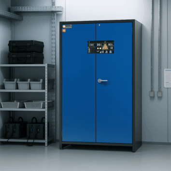 Armoire de Sécurité lithium PRESTIGE ION-CORE-90 - Stockage - 2 Portes - Asecos